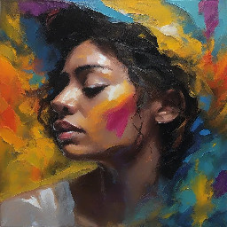 random paint surealist