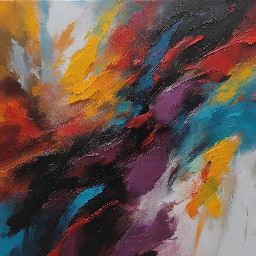 random paint surealist