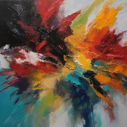 random paint surealist